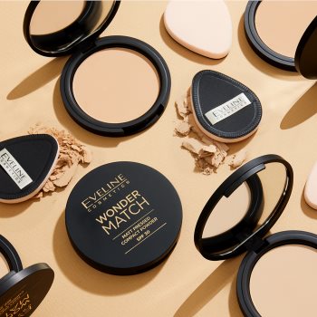 Eveline Cosmetics Wonder Match pudra compacta SPF 30 - imagine 3